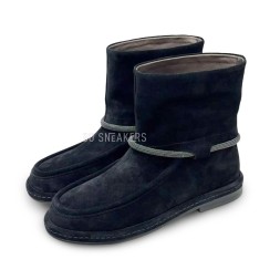 Brunello Cucinelli Suede Boot Black