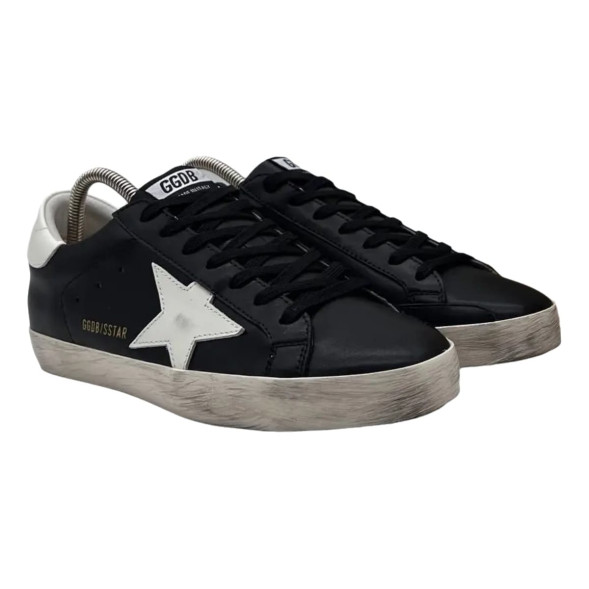 Мужские кеды Golden Goose Super Star Leather Black