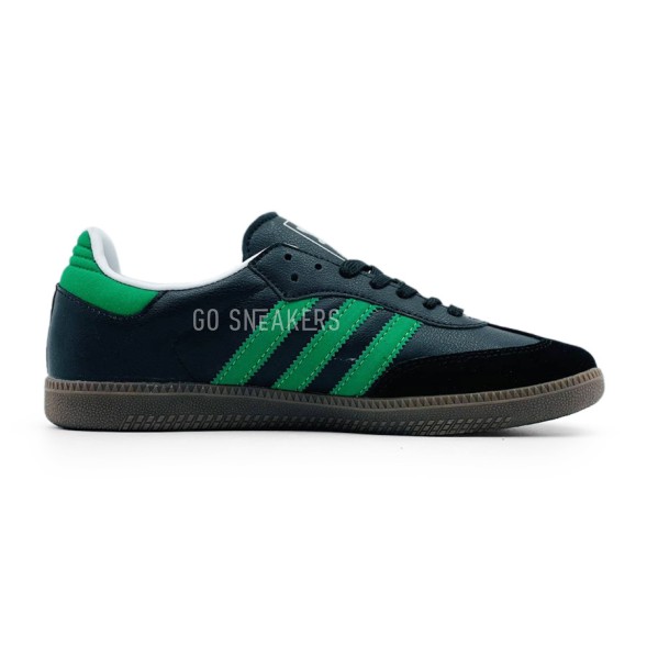 Унисекс кроссовки Adidas Samba Vegan Black/Green