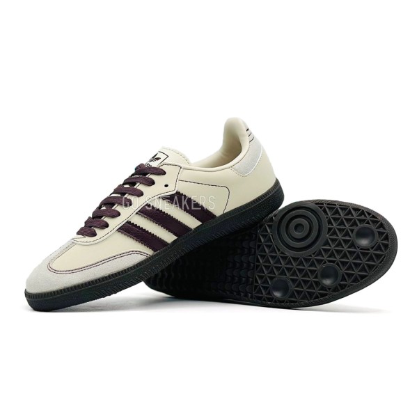 Женские кеды Adidas Samba Woman Maroon