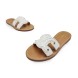 Женские шлепки Celine Flip-flops Cream