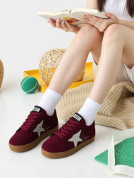 Golden Goose Super Star Suede Burgundy