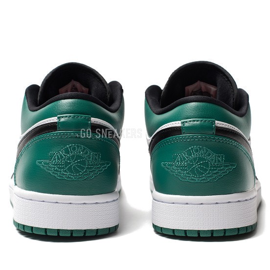 Унисекс кроссовки Nike Air Jordan 1 Low White Black Mystic Green