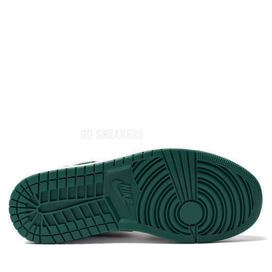 Унисекс кроссовки Nike Air Jordan 1 Low White Black Mystic Green