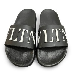 Valentino Slides Man Black/White