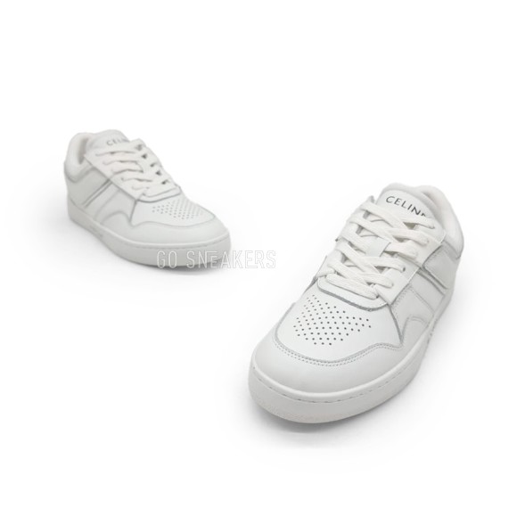 Женские кроссовки Celine Trainer Low Lace-Up White