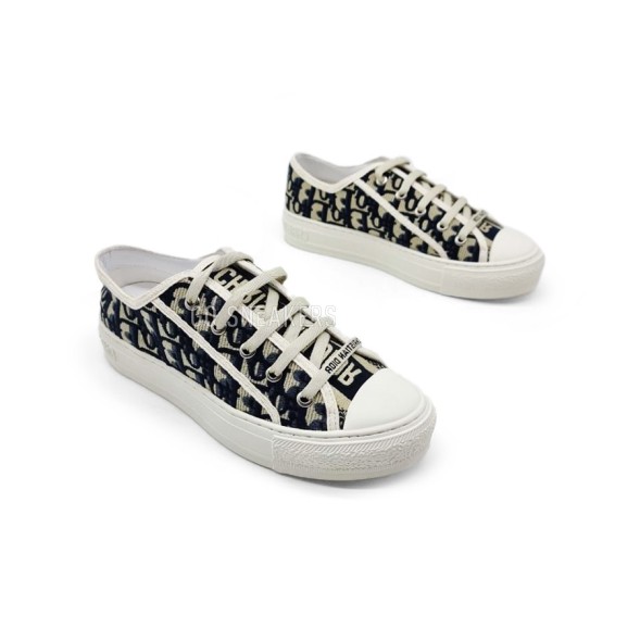 Унисекс кеды Dior Textile Brown Black