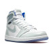 Унисекс кроссовки Nike Jordan 1 Retro High Zoom White Racer Blue