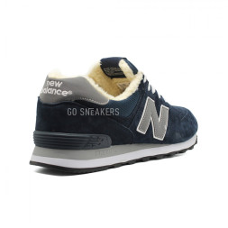 New Balance Мужские 574 Navy-Gold XXL