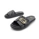 Женские шлепки Fendi Flip-flops Black