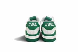 Louis Vuitton Trainer Maxi Skateboard Shoes Low-Top White/Green