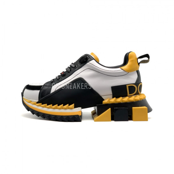 Женские кроссовки Dolce &amp;amp; Gabbana Super King Yellow