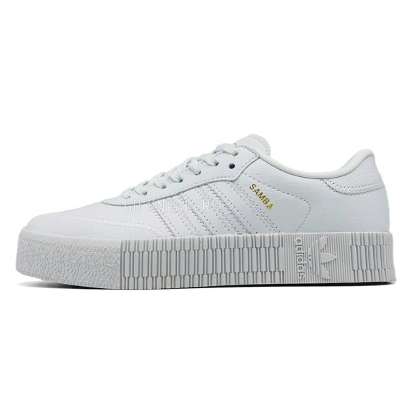 Женские кеды Adidas Originals Samba Leather White