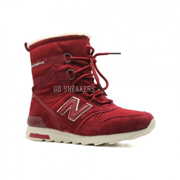 Женские зимние дутики New Balance Bordeaux