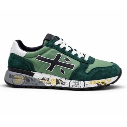 Premiata 483 Textile/Suede Green