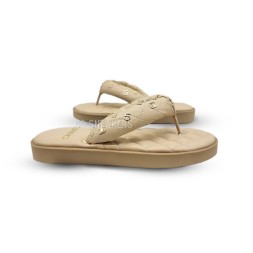 Chanel 5 Flip-flops Beige