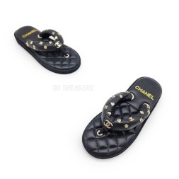 Chanel 5 Flip-flops Black
