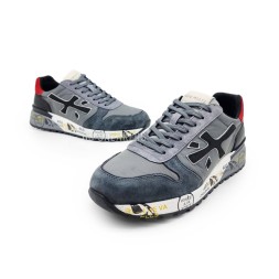 Premiata 483 Textile/Suede Light Grey