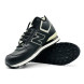 Унисекс зимние кроссовки New Balance 574 High Leather Winter Black Unisex