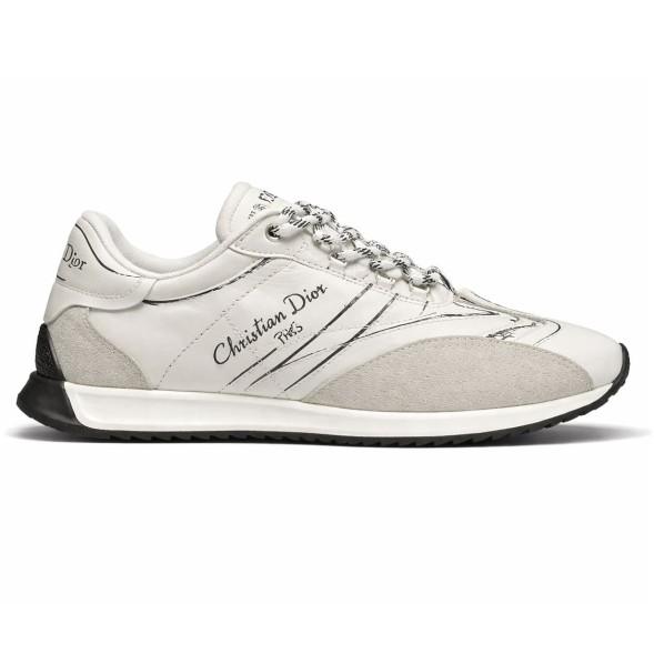 Женские кроссовки Christian Dior D-Sketch White