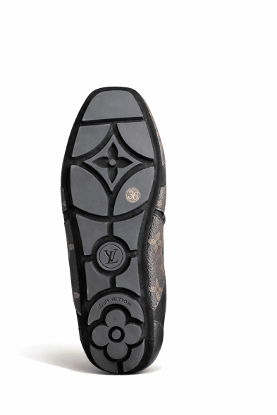 Женские кеды Louis Vuitton Sneakerina German Army Brown/Black