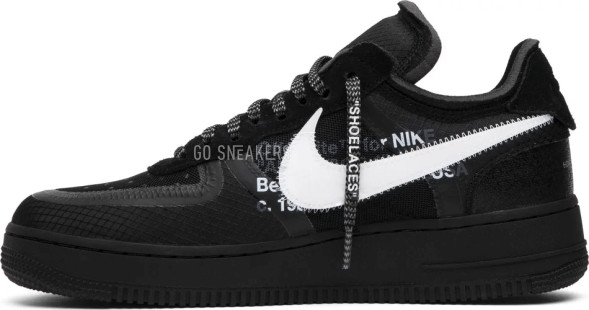 Унисекс кроссовки Nike Off-White x Air Force 1 Low &amp;#039;Black&amp;#039;