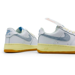 Nike Air Force Light Blue/Yellow 