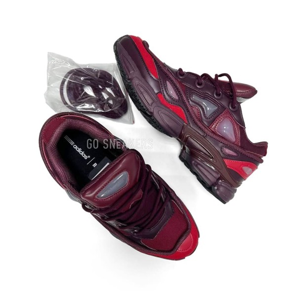 Мужские кроссовки Adidas Raf Simon&amp;#039;s Ozweego Bunny Burgundy
