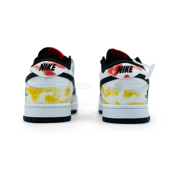 Унисекс кроссовки Nike Sb Dunk Low White Red Yellow