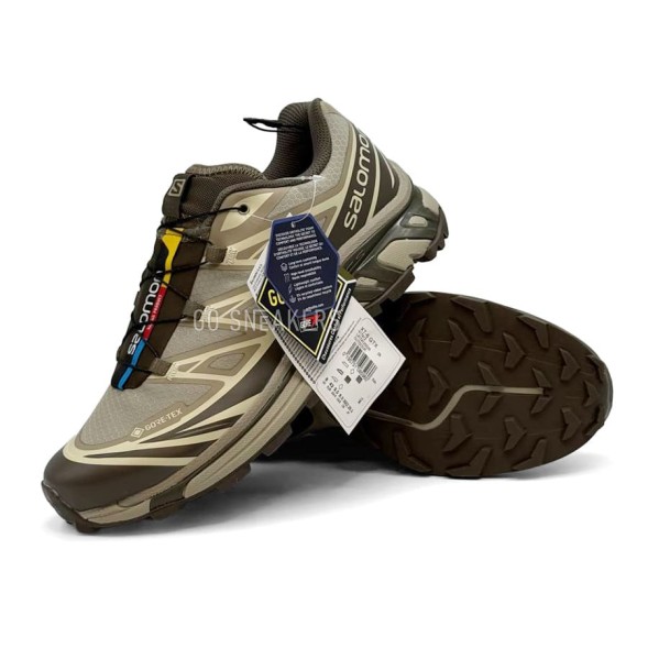Мужские кроссовки Salomon XT-6 Gore-Tex Beige/Brown