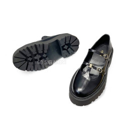 Celine Loafers Leather Black